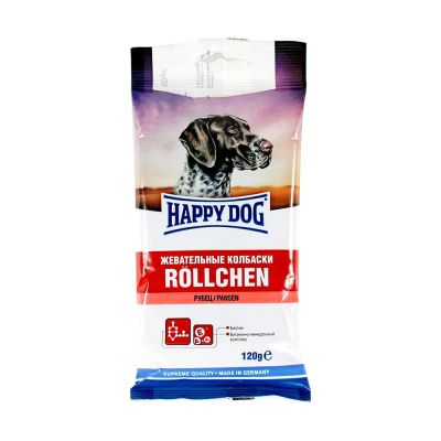 Лот: 10400780. Фото: 1. лакомство Happy Dog Колбаски Для... Корма