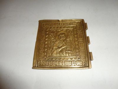 Лот: 10540807. Фото: 1. Створка от складня (Бронза) литье... Предметы интерьера и быта