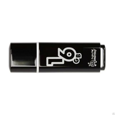 Лот: 17905135. Фото: 1. Флешка USB Flash SmartBuy Glossy... USB-флеш карты