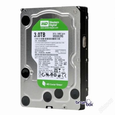 Лот: 3833565. Фото: 1. Western Digital 3000Gb (3.0 Tb... Жёсткие диски (HDD)
