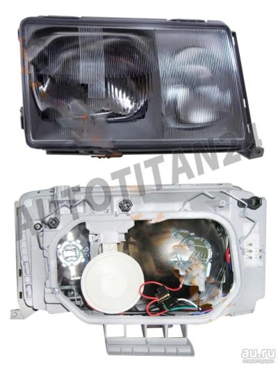 Лот: 12830358. Фото: 1. Фара Mercedes-Benz E класс W124... Оптика и освещение