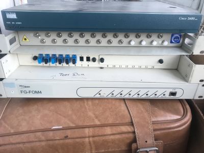 Лот: 19218687. Фото: 1. Маршрутизатор Cisco 2600, оптический... Маршрутизаторы (роутеры)