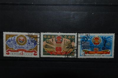 Лот: 3899980. Фото: 1. 1981 Республики- 60 лет Аджарской... Марки
