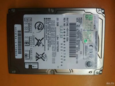 Лот: 17849718. Фото: 1. Жесткий диск Fujitsu MHR2020AT... Жёсткие диски (HDD)