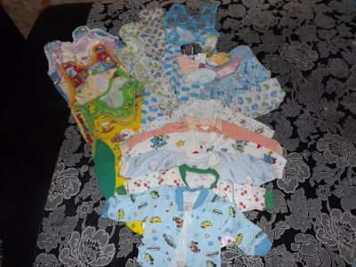 Лот: 6568038. Фото: 1. Трикотаж 4-6 месяцев. Ползунки, распашонки, слипы