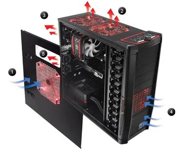 Лот: 6665811. Фото: 1. Корпус Thermaltake Element V. Корпуса, блоки питания