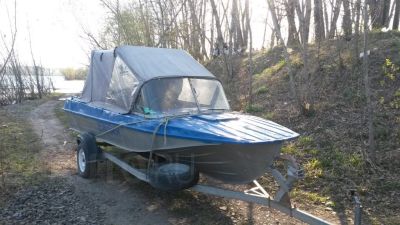 Лот: 9606980. Фото: 1. Продам лодку Казанка 5М2 водомет... Лодки и катера