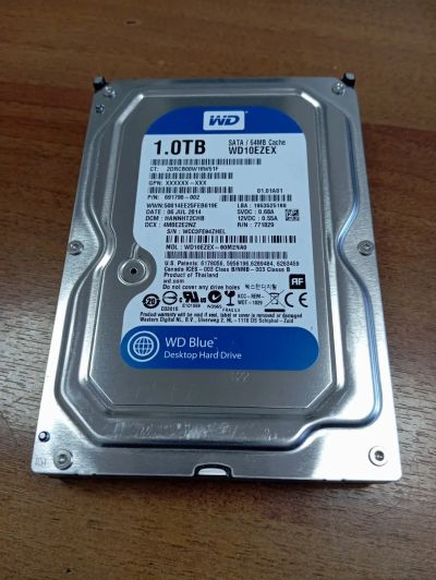Лот: 25042562. Фото: 1. HDD wdc WD10EZEX-60M2NA0 SATA... Жёсткие диски (HDD)