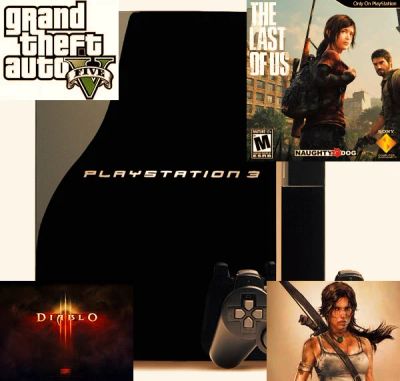 Лот: 3350556. Фото: 1. PS3 250GB (Diablo3, GTA5, Last... Игровые приставки, консоли