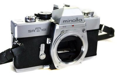 Лот: 6670055. Фото: 1. Фотоаппарат Minolta SRT 101. Плёночные зеркальные
