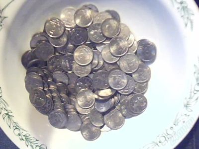 Лот: 1453494. Фото: 1. 5 копеек 181 штука ! с рубля !. Россия после 1991 года