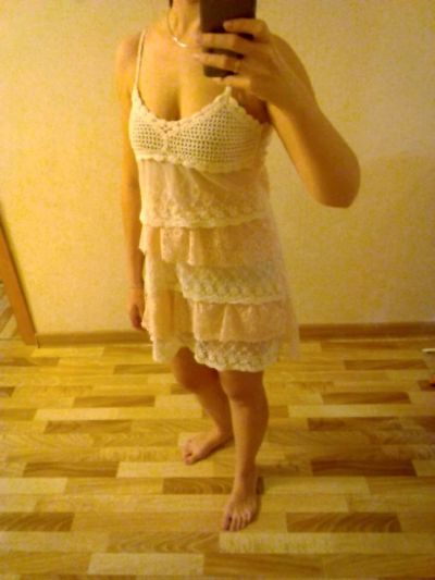 Лот: 10897718. Фото: 1. Ажурный сарафан 42 размер. Платья
