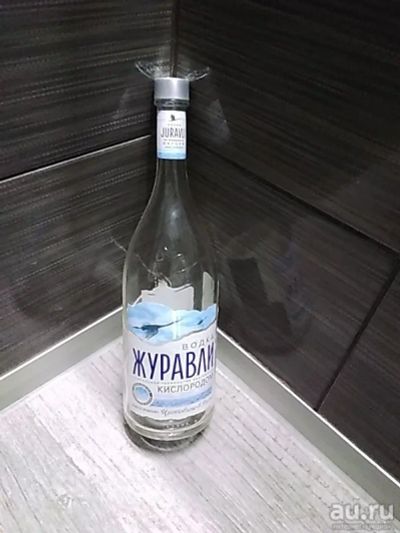 Лот: 18260495. Фото: 1. Бутылка Журавли с винтовой крышкой... Бутылки, пробки, этикетки