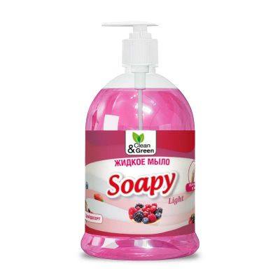 Лот: 20583382. Фото: 1. Жидкое мыло "Soapy" эконом "Ягодный... Бытовая химия