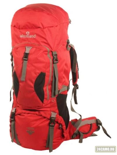 Лот: 13014151. Фото: 1. Рюкзак WoodLand TRAVEL 75L (красный... Рюкзаки