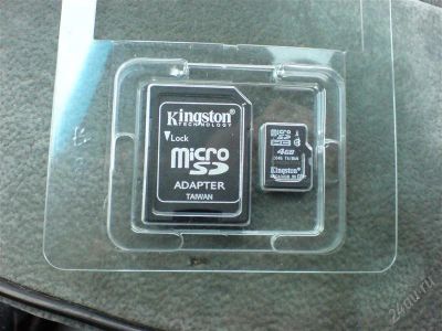 Лот: 990524. Фото: 1. Карта памяти micro - SDHC Kingston... Карты памяти
