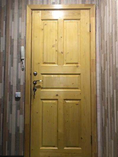 Лот: 16983388. Фото: 1. Дверь деревянная входная. Двери входные