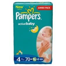 Лот: 4274299. Фото: 1. Подгузники Pampers Active Baby... Детская гигиена