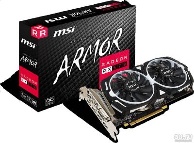 Лот: 11119378. Фото: 1. Видеокарта RX 570 4Gb MSI Armor... Видеокарты