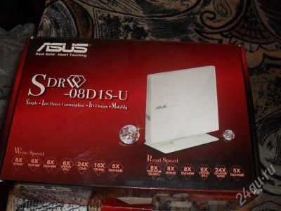 Лот: 668884. Фото: 1. ASUS USB DVD-ROM. Приводы CD, DVD, BR, FDD