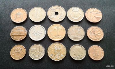 Лот: 8703145. Фото: 1. 15 монет Мира - Одним лотом... Наборы монет
