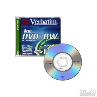 Лот: 17008319. Фото: 1. Диск DVD-RW + мини диск 1,4 Gb... CD, DVD, BluRay