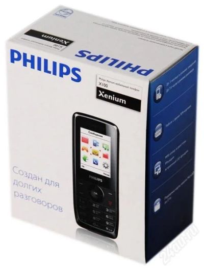Лот: 2378230. Фото: 1. Philips X100. Кнопочные мобильные телефоны