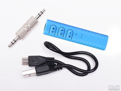 Лот: 13925665. Фото: 1. Bluetooth адаптер ресивер синий... Красноярск