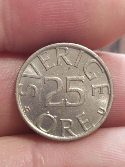 Лот: 15946443. Фото: 1. Швеция. 25 эре. 1979г. Европа