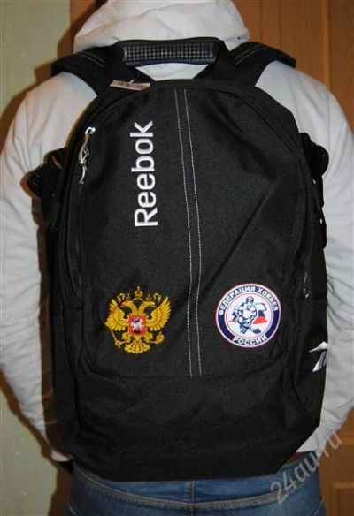 Лот: 868050. Фото: 1. Рюкзак Reebok КХЛ (black). Сумки