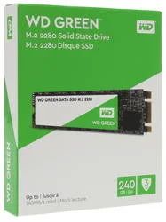 Лот: 16765901. Фото: 1. 240 ГБ SSD M.2 накопитель WD Green... SSD-накопители