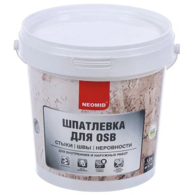 Лот: 24081890. Фото: 1. Шпатлевка Neomid, для плит OSB... Смеси, шпатлевки, цемент