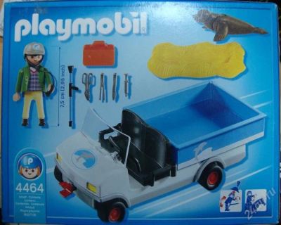 Лот: 3317049. Фото: 1. Playmobil. Автомобиль для зоопарка. Конструкторы