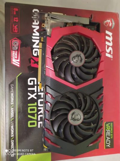 Лот: 16249392. Фото: 1. Видеокарта GTX 1070 Gaming X. Видеокарты