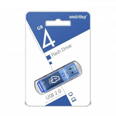 Лот: 15021384. Фото: 1. 4GB накопитель Smartbuy Glossy... USB-флеш карты