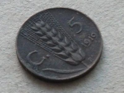 Лот: 19833419. Фото: 1. Монета 5 пять чентезимо Италия... Европа