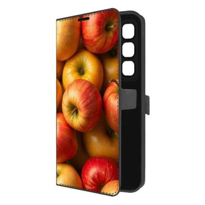 Лот: 25542899. Фото: 1. Чехол Krutoff Eco Book "Яблоки... Чехлы, бамперы