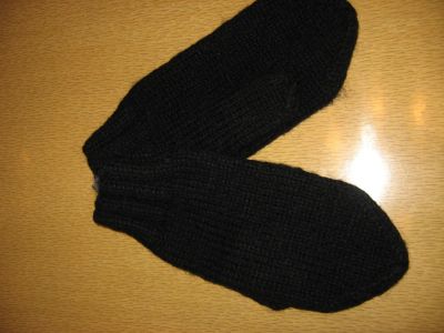 Лот: 3514287. Фото: 1. рукавицы мужские шерстяные черные... Готовые изделия