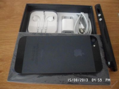 Лот: 3162884. Фото: 1. iphone 5 16gb полный комплект... Смартфоны