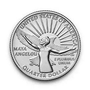 Лот: 19547030. Фото: 1. США 25 центов 2022 года. Майа... Америка