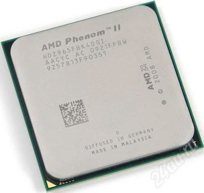 Лот: 317902. Фото: 1. Phenom II X4 965 Black Edition. Процессоры