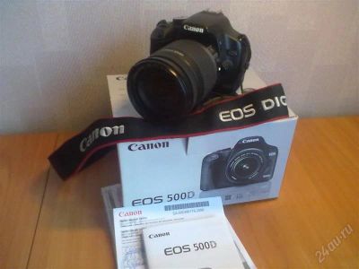 Лот: 1887165. Фото: 1. Canon EOS 500D Body + CANON EF-S... Цифровые зеркальные