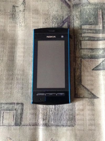 Лот: 4305175. Фото: 1. Nokia 5250 Синий (оригинал, отличное... Смартфоны