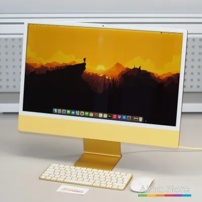 Лот: 20581147. Фото: 1. Моноблок Apple iMac 24 дюйма... Моноблоки
