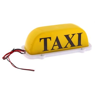 Лот: 8235425. Фото: 1. Знак на магните TAXI желтый. Электроприборы