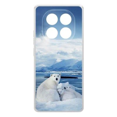 Лот: 25086329. Фото: 1. Чехол Krutoff Clear Case "Полярные... Чехлы, бамперы