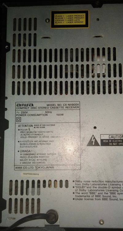 Лот: 25680052. Фото: 1. музыкальный центр Aiwa. Музыкальные центры, магнитолы