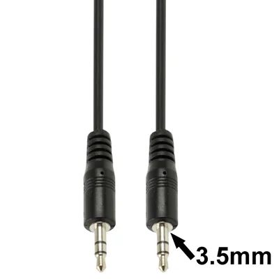 Лот: 11508670. Фото: 1. Аудио кабель чёрный 3.5 Jack AUX... Шнуры, кабели, разъёмы