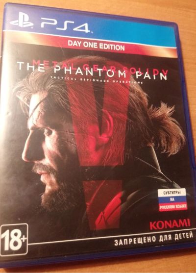 Лот: 13038015. Фото: 1. Metal gear solid V: The phantom... Игры для консолей