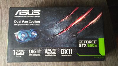 Лот: 11381919. Фото: 1. Видеокарта Asus GeForce GTX 650... Видеокарты
